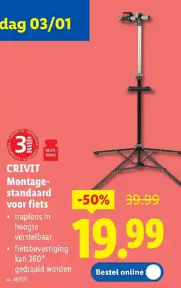 Lidl Montagestandaard voor fiets aanbieding