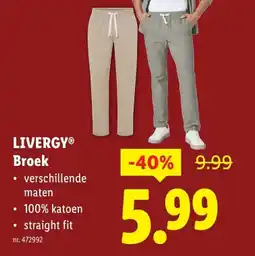 Lidl Broek aanbieding