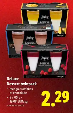 Lidl Dessert twinpack aanbieding