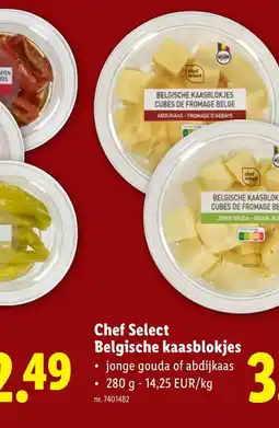 Lidl Belgische kaasblokjes aanbieding
