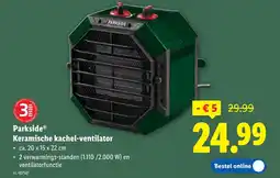 Lidl Keramische kachel-ventilator aanbieding