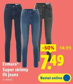 Lidl Super skinny fit jeans aanbieding