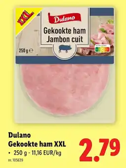 Lidl Gekookte ham XXL aanbieding
