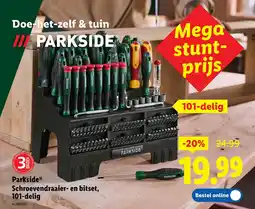 Lidl Schroevendraaier- en bitset, 101-delig aanbieding