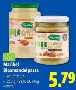 Lidl Bioamandelpasta aanbieding
