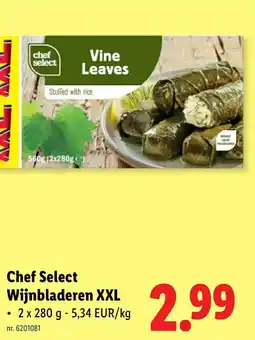 Lidl Wijnbladeren XXL aanbieding
