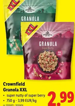 Lidl Granola XXL aanbieding