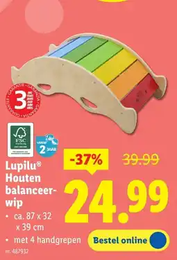 Lidl Houten balanceer wip aanbieding