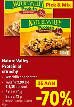 Lidl Protein of crunchy aanbieding