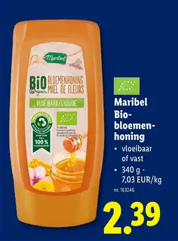 Lidl Maribel Bio- bloemen- honing aanbieding