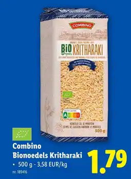 Lidl Combino Bionoedels Kritharaki aanbieding