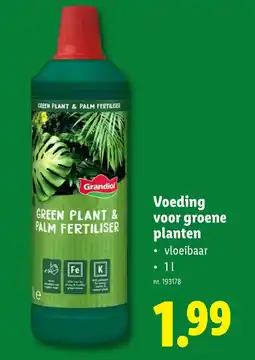 Lidl Voeding voor groene planten aanbieding