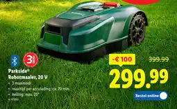 Lidl Parkside Robotmaaier 20 V aanbieding