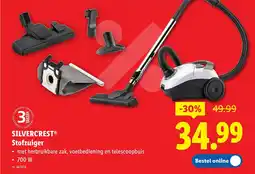 Lidl Silvercrest stofzuiger aanbieding