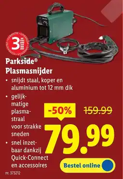 Lidl Parkside plasmasnijder aanbieding