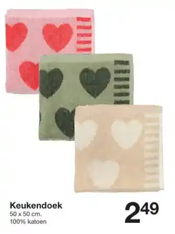 Zeeman Keukendoek aanbieding