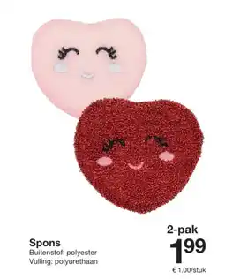 Zeeman Spons aanbieding