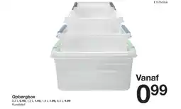 Zeeman Opbergbox aanbieding
