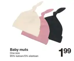 Zeeman Baby muts aanbieding