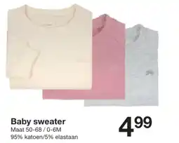 Zeeman Baby sweater aanbieding