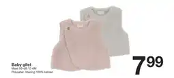 Zeeman Baby gilet aanbieding