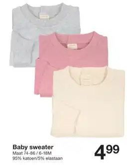 Zeeman Baby sweater aanbieding