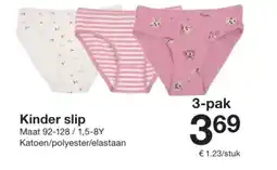 Zeeman Kinder slip aanbieding