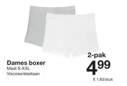 Zeeman Dames boxer aanbieding