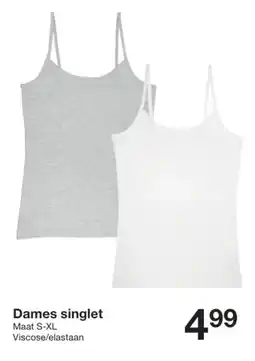 Zeeman Dames singlet aanbieding