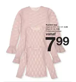 Zeeman Kanten top aanbieding