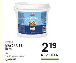 Bidfood Gyma Mayonnaise light aanbieding
