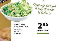 Bidfood Ijsbergsla gesneden 7 mm aanbieding