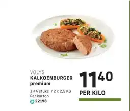 Bidfood Volys kalkoenburger premium aanbieding
