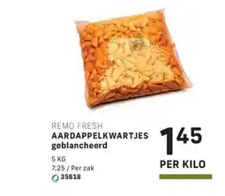 Bidfood Remo fresh aardappelkwartjes geblancheerd aanbieding