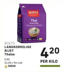 Bidfood Bosto langkorrelige rijst thaise aanbieding