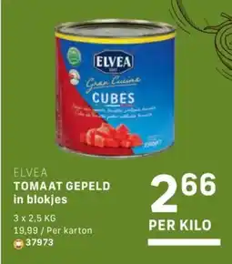 Bidfood Elvea tomaat gepeld in blokjes aanbieding