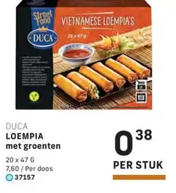 Bidfood Duca loempia met groenten aanbieding