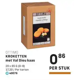 Bidfood Ottimo kroketten met val dieu kaas aanbieding