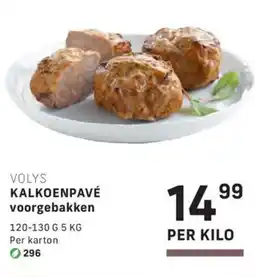 Bidfood Volys kalkoenpavé voorgebakken aanbieding