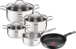 Coolblue Tefal Intuition Batterie de Cuisine 4 Pièces + Unlimited Poêle à Frire 28 cm aanbieding