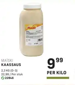 Bidfood Maïski kaassaus aanbieding