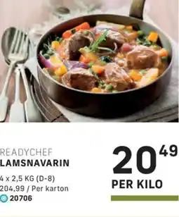 Bidfood Readychef lamsnavarin aanbieding