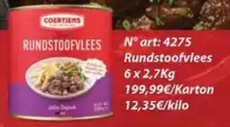 Bidfood Rundstoofvlees aanbieding