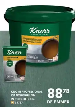 Bidfood Knorr professional kippenbouillon in poeder aanbieding