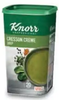 Bidfood Knorr professional cresson crèmesoep aanbieding