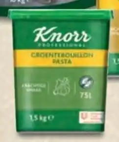 Bidfood Knorr professional groentebouillon in pasta aanbieding