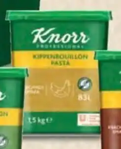 Bidfood Knorr professional kippenbouillon in pasta aanbieding