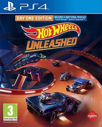 Dreamland PS 4 Hot Wheels Unleashed Day One Edition ENG/FR aanbieding