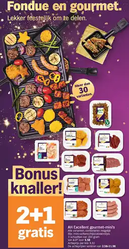 Albert Heijn AH Excellent gourmet-mini's aanbieding