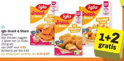Albert Heijn Iglo Snack & Share aanbieding